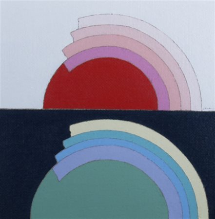 CARMI EUGENIO (Genova 1920) "Due ipotesi" 2007 Acrilici su juta cm. H: 30.00...