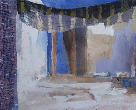 VELASCO (Bellano 1960) "Senza titolo" Tempera su carta cm. H: 30.00 L: 35.00...