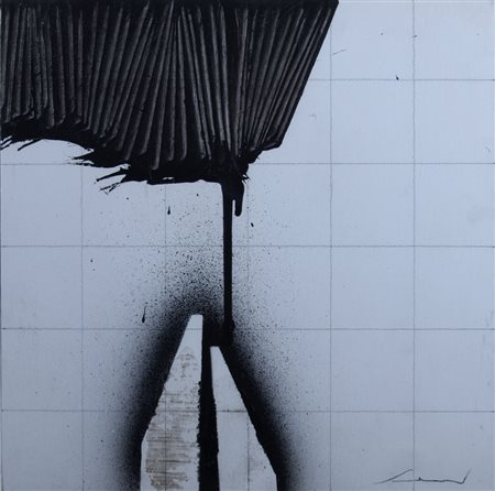 SCANAVINO EMILIO (Genova 1922 - Milano 1986) "Racconto" 1971 Acrilico su...