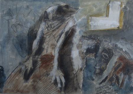 SIRONI MARIO (Sassari 1885 - Sassari 1961) "Povera bestiolina morta di fatica...