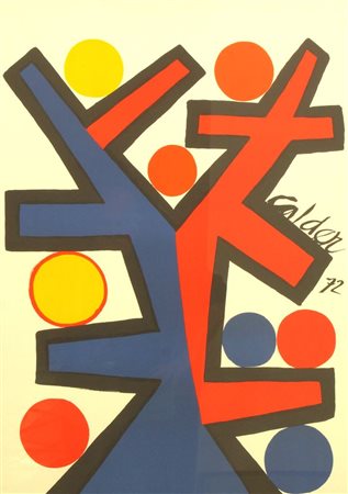 CALDER ALEXANDER Lawton (USA) 1898 - 1976 New York "Senza titolo" 1972...