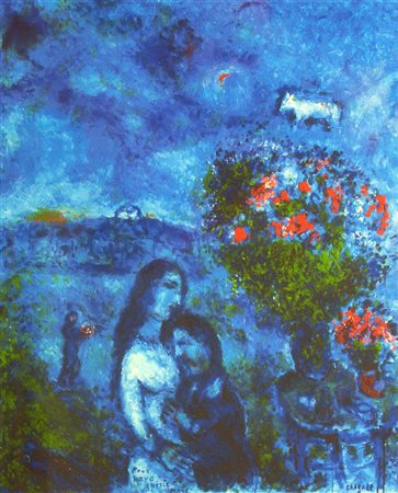 CHAGALL MARC Vitebsk (URSS) 1887 - 1985 Saint-Paul de Vence (F) "Senza...