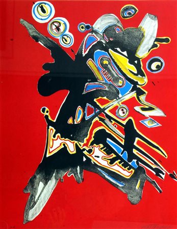 MASTROIANNI UMBERTO Fontana Liri (FR) 1910 - 1998 Marino (Roma) "Composizione...