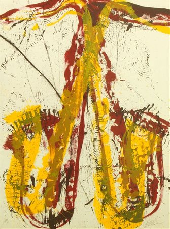 ARMAN (Armand Fernandez) Nizza 1928 – 2005 New York "Senza titolo" 76x57...