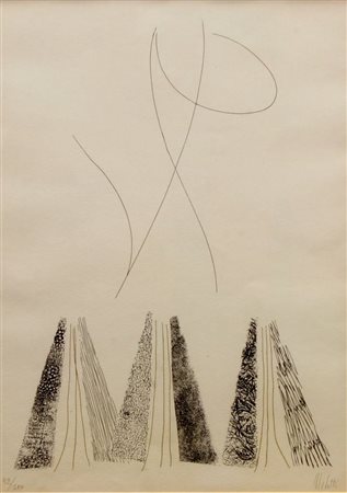 MELOTTI FAUSTO Rovereto (TN) 1901 - 1986 Milano "Senza titolo" 30x21...