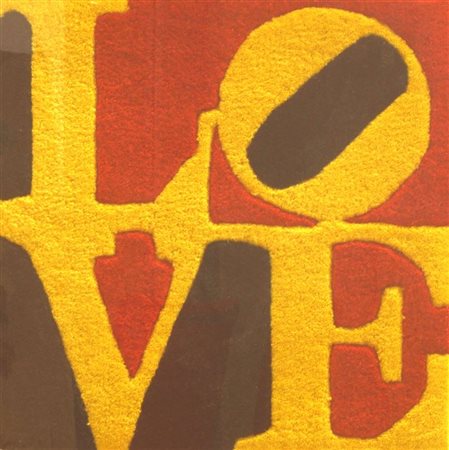 INDIANA ROBERT "Love" 36,5x36,5 arazzo