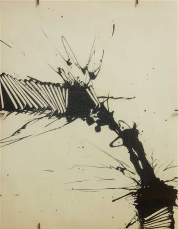 SCANAVINO EMILIO Genova 1922 - 1986 Milano "Senza titolo" 1974 36x28 formella...