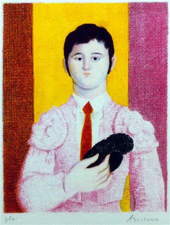 BUENO ANTONIO Berlino 1918 - 1984 Firenze "Torero" 36x25 foglio, 24,5x19...