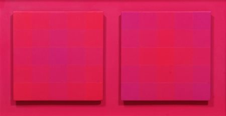 TORNQUIST JORRIT Graz (A) 1938 "Op. 425 Aa+b" 1971 29,5x53,5 acrilico su...