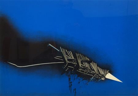 SCANAVINO EMILIO Genova 1922 - 1986 Milano "Senza titolo" 70x100 litografia a...