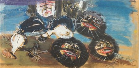 SPAZZAPAN LUIGI Gradisca d'Isonzo (GO) 1889 - 1958 Torino "Santoni" 25x50...