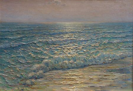 ROVERO GIOVANNI Mongardino (AT) 1885 - 1971 Noli (SV) "Marina" Noli 1956...