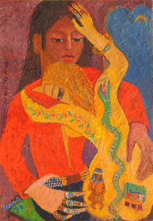 RAPHAEL MAFAI ANTONIETTA Kovno (Lituania) 1895 - 1975 Roma "Il serpente...
