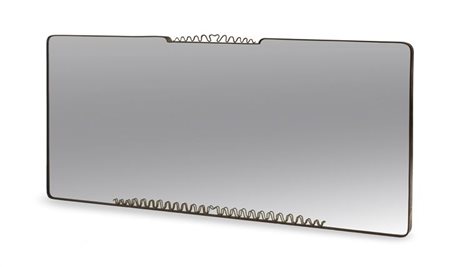 PRODUZIONE ITALIANA Specchiera in cristallo specchiato e ottone. Anni '50 cm...