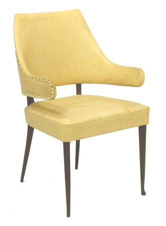 BORSANI OSVALDO (attribuito) Poltroncina con struttura in legno, sedili e...