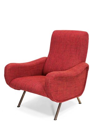 ZANUSO MARCO Lady Poltrona con struttura metallica a stampo ed imbottitura...