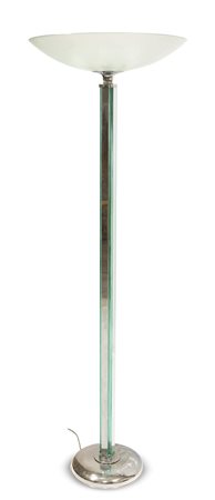 FONTANA ARTE Lampada da terra con stelo costituito da lastre in cristallo,...