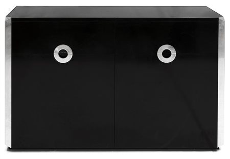 RIZZO WILLY Mobile contenitore in legno rivestito e laccato. Angolari e...