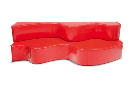 ARCHIZOOM Superonda Divano in resina espansa con rivestimento in tessuto...