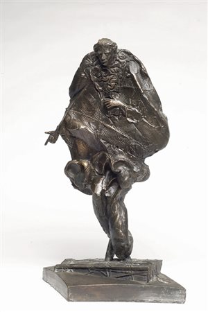 Cesare Ronchi (Imola, 1936) RITRATTO DI ORIANI Bronzo, cm. h. 52 Sigla alla...