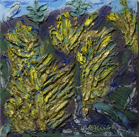 Andrea Raccagni (Imola, 1921 - 2005) SENZA TITOLO, 1959 Tecnica mista su...