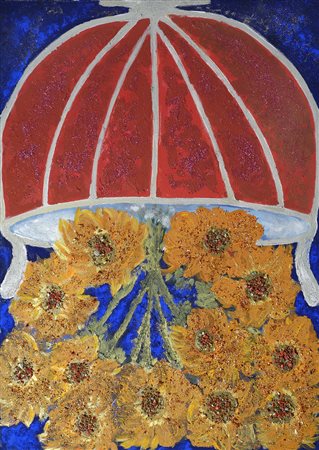 Anita Tosi (Firenze, 1953) LA CUPOLA FIORITA, 2006 Tecnica mista su tela, cm....