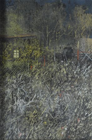 Giuseppe Banchieri (Milano, 1927 - Pisa, 1994) GIARDINO, 1980 Olio su tavola,...