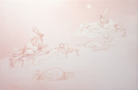 Fabrizio Clerici (Milano, 1913 - Roma, 1993) I SOLDATI LONTANI 2 China e...