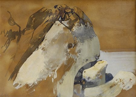 Leonardo Cremonini (Bologna, 1925 - Parigi, 2010) LE PIETRE AL MARE, 1962...