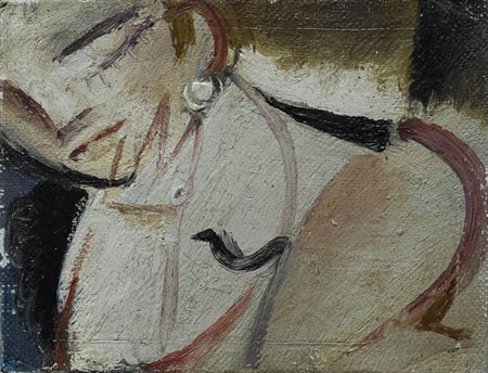 Alberto Manfredi (Reggio Emilia, 1930 - 2001) NUDINO, 1971 Olio su tela...