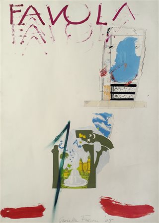 Giosetta Fioroni (Roma, 1932) FAVOLA, 2005 Tecnica mista su base serigrafica,...