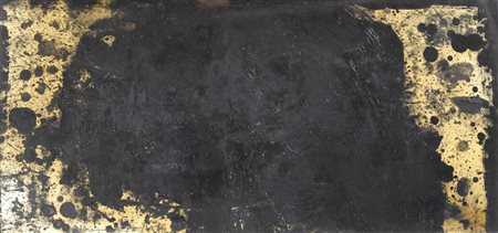 Hermann Nitsch (Vienna, 1938) SENZA TITOLO, 1994 Olio su carta, cm. 53,5x25,5...