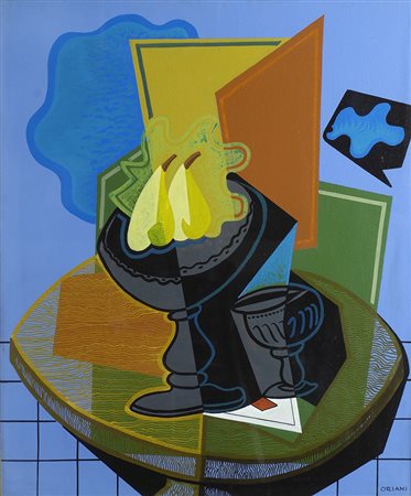 Pippo Oriani (Torino, 1909 - Roma, 1972) NATURA MORTA, 1960-65 Olio su tela,...