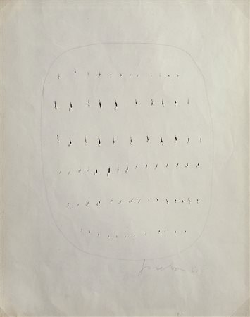 Lucio Fontana (Rosario di Santa Fè, 1899 - Comabbio, 1968) CONCETTO SPAZIALE,...