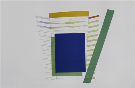 Agostino Bonalumi (Vimercate, 1935) SENZA TITOLO Litografia su carta...