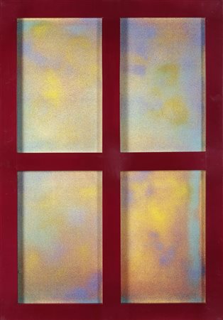 Tano Festa (Roma, 1938 - 1988) FINESTRA, 1985 Multiplo, cm. 100x70 Sul verso:...