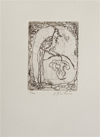 Lucio Fontana (Rosario di Santa Fè, 1899 - Comabbio, 1968) SENZA TITOLO...