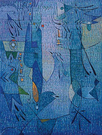 BALSAMO VINCENZO Brindisi 27/06/1935Senza titolo, 2005olio su tela cm. 24x18,...