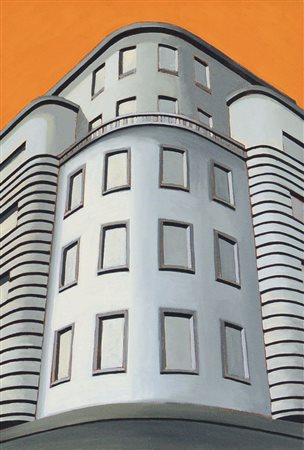 PETRUS MARCO Rimini 30/05/1960Monza 2, 2001olio su tela cm. 30x20, firma,...