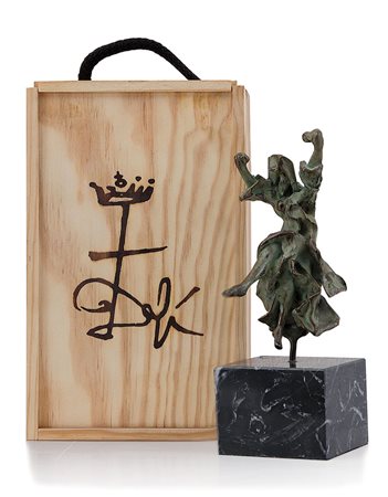 DALI' SALVADOR Figueras (Spagna) 1904 - 1989Carmen, (1974)scultura in bronzo...