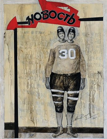 DESIDERIO Milano 1978Noboctb, 2010/2011olio su tela cm. 130x100, firma,...