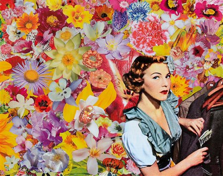 CARDENA FELIPE Balaguer (Spagna) 1979Un'idea improvvisa, 2009collage su tela...