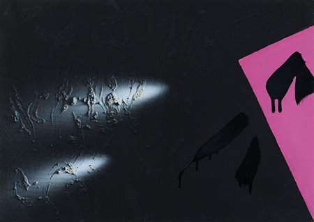 FINZI ENNIO Venezia 1931Idealuce-colore, 1985acrilici su tela cm. 50x70,...