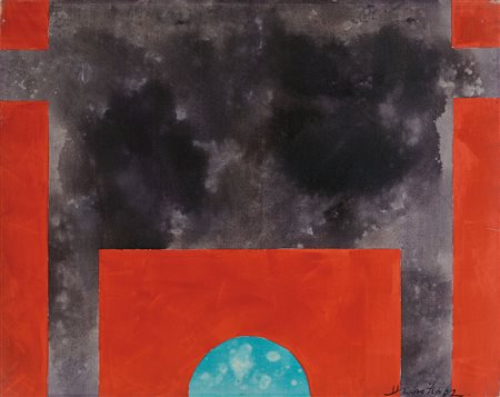 HSIAO CHIN Shanghai (Cina) 30/01/1935Struttura, 1962olio su tela cm. 80x100,...