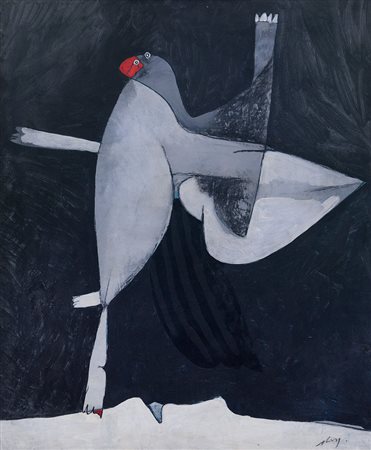 DOVA GIANNI Roma 08/01/1925 - Pisa 1991Senza titolo, (anni '60)tempera su...