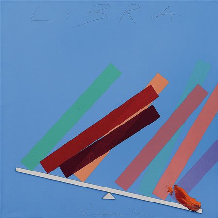 MONDINO ALDO Torino 04/10/1938 - 10/03/2005Libra, (anni '70)tecnica mista e...