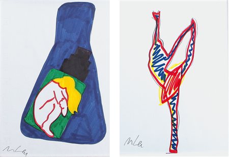 LODOLA MARCO Dorno (Pv) 04/04/1955Senza titolotecnica mista su carta cm....