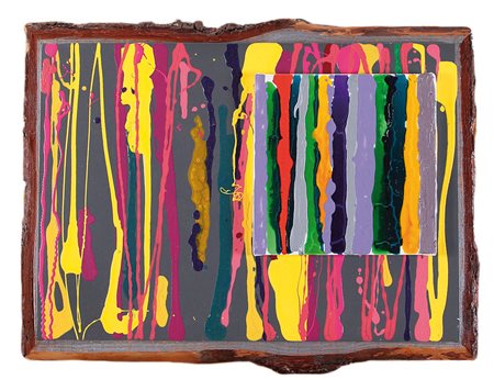 OROS Sarroch 12/03/1956Global looking, 2011acrilici e smalti su 2 tele cm....