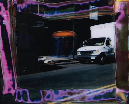 GALIMBERTI MAURIZIO Milano 1956Airline ticketsstampa lambda sotto plexiglass...