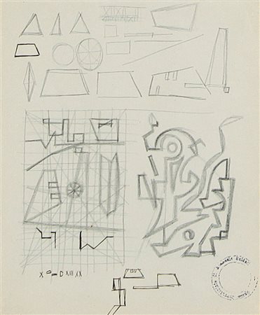 SOLDATI ATANASIO Parma 25/08/1896 - Parma 27/08/1953Senza titolomatita e...